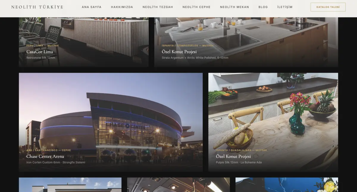 Neolith Turkey · Corporate Web Design - görsel 11