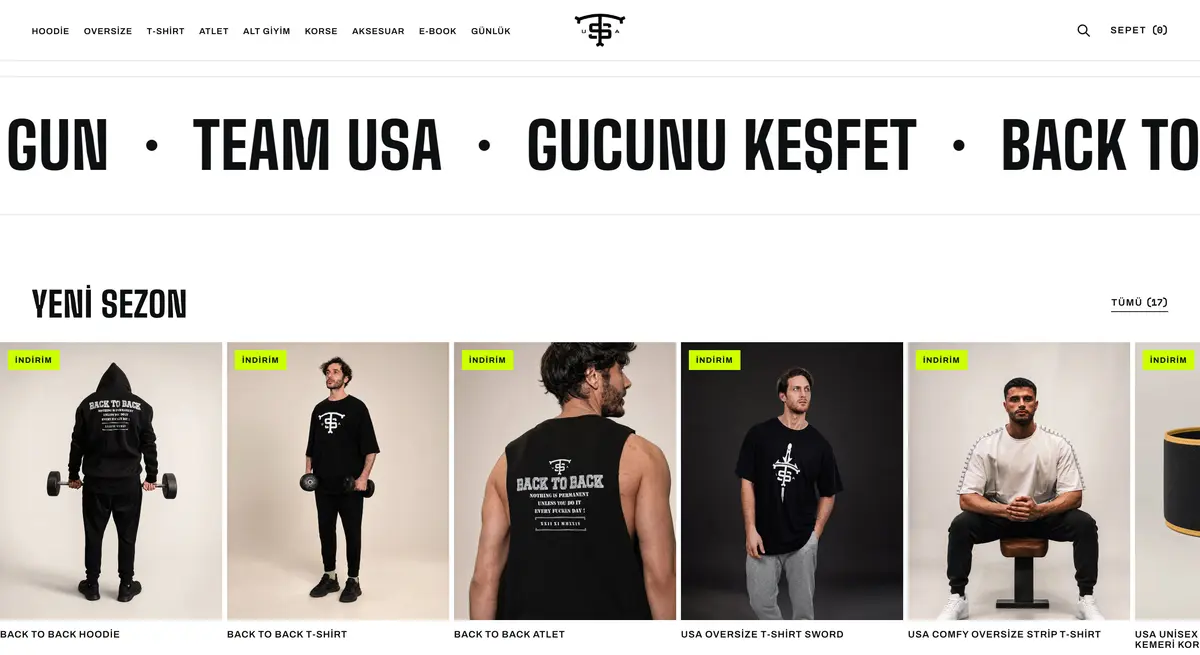 TUWEARS · E-Ticaret Sitesi - görsel 1