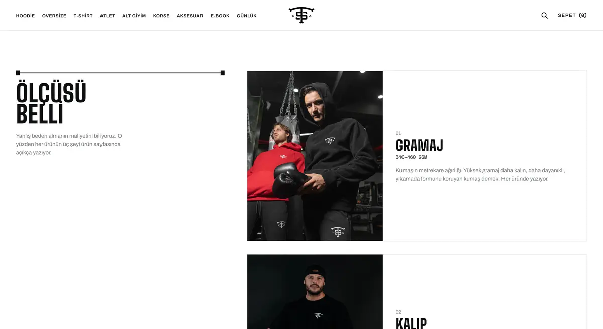 TUWEARS · E-Commerce Website - görsel 2