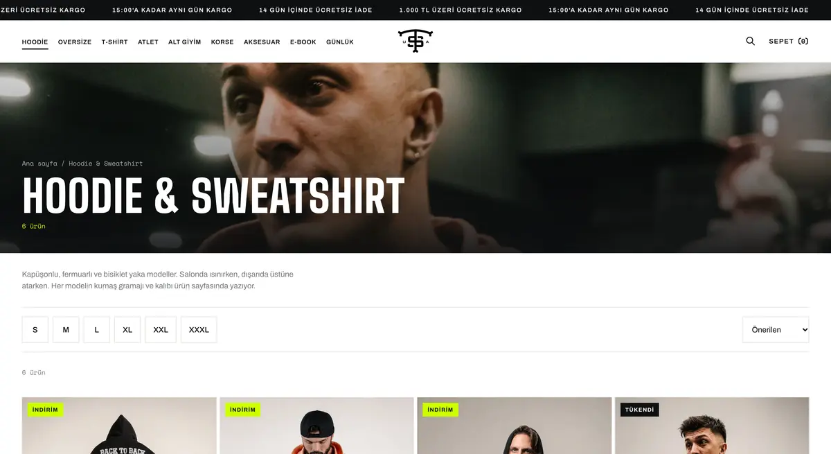 TUWEARS · E-Commerce Website - görsel 4