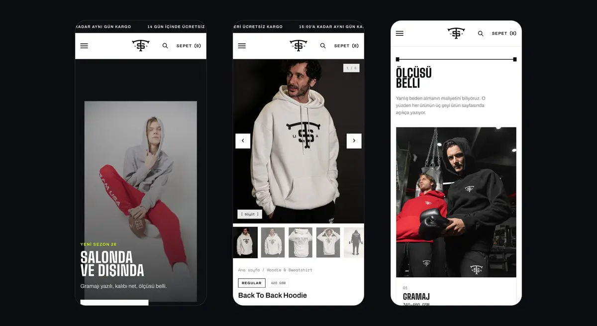 TUWEARS · E-Commerce Website - görsel 6