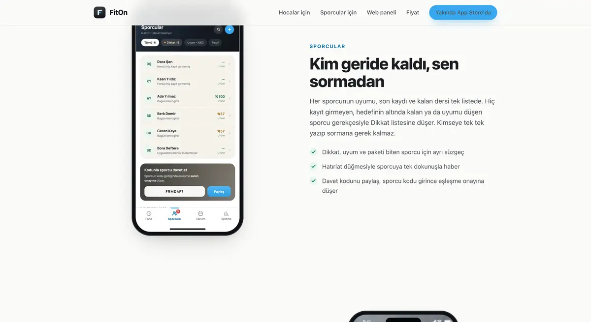 FitOn · Coach and Athlete Tracking App - görsel 4